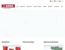 Tablet Screenshot of erra.es